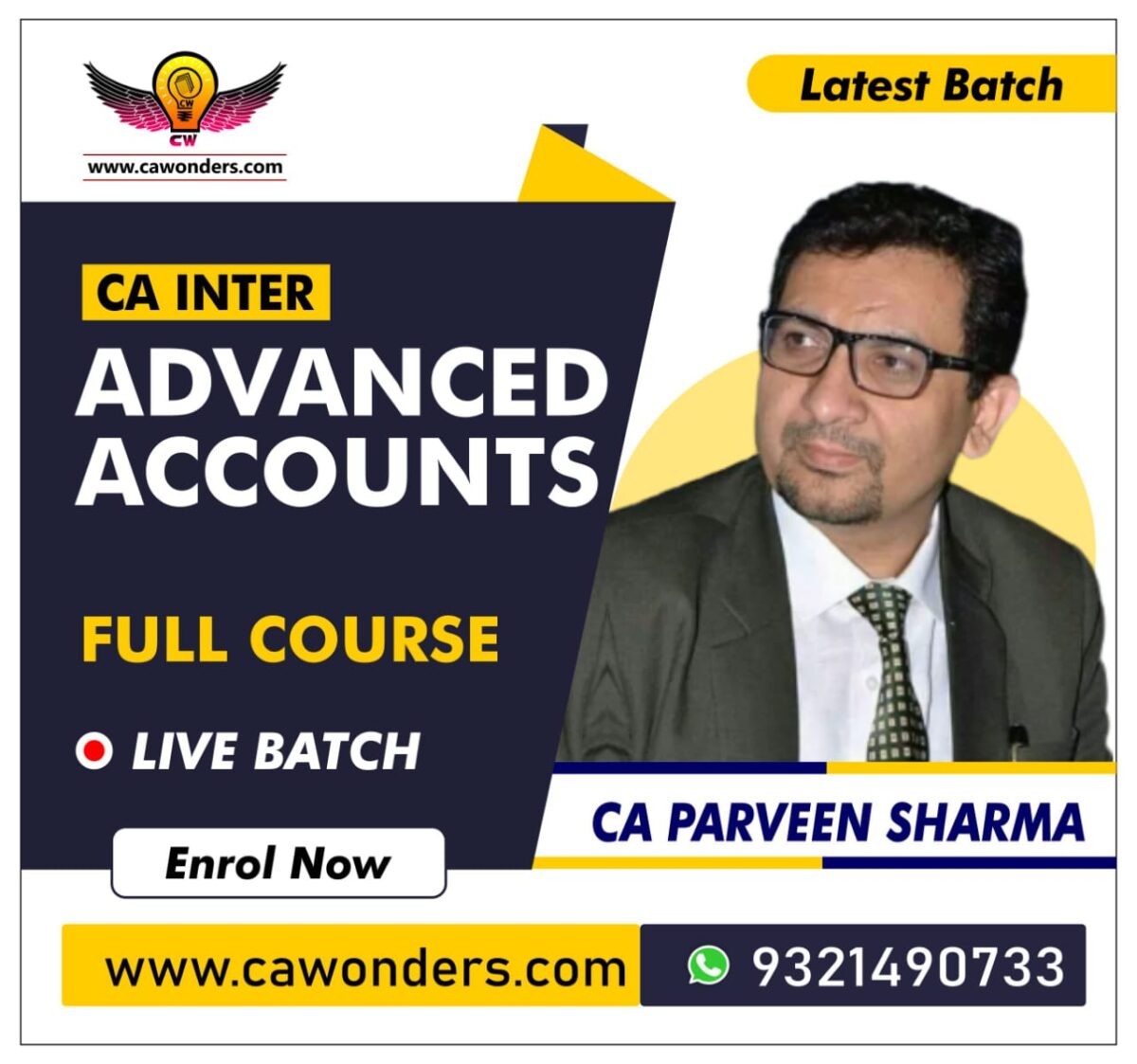ca inter advanced accounts full course by ca parveen sharma
