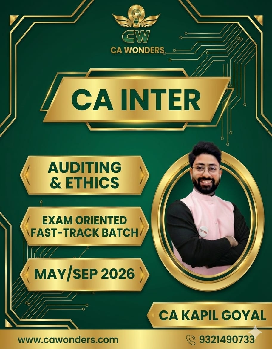ca inter auditing & ethics exam oriented lectures by ca kapil goyal may/sep 26