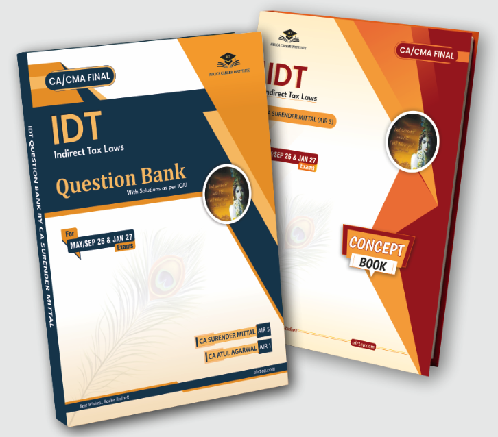 CA ATUL AGARWAL CA SURENDER MITTAL IDT BOOK FOF CA FINAL