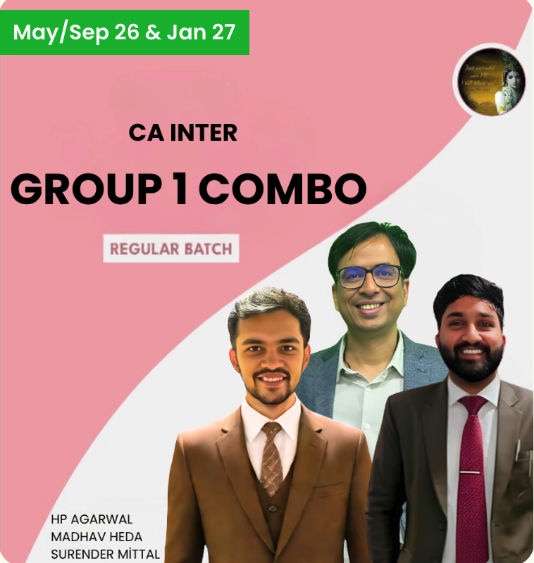 CA Inter group 1 lectures by air1ca hp agarwal surender mittal and madhav heda