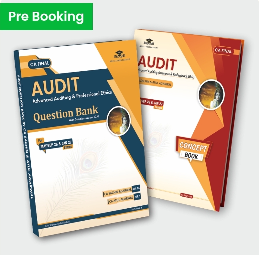 CA Sachin Agarwal and CA Atul Agarwal Audit Books CB+QB Combo For May/Sep 26 & Jan27 CA Final | AIR1CA