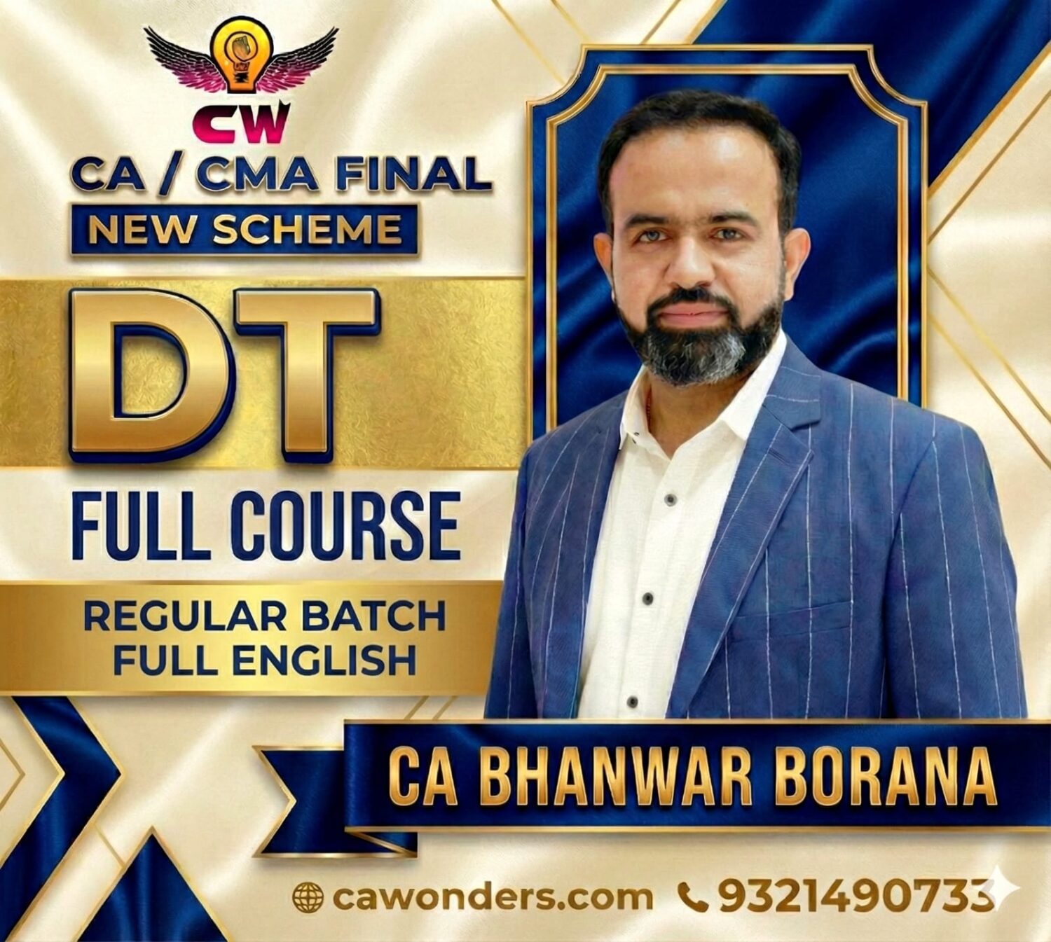 CA Bhanwar Borana Full Course DT Lectures of Regular Batch in Full English