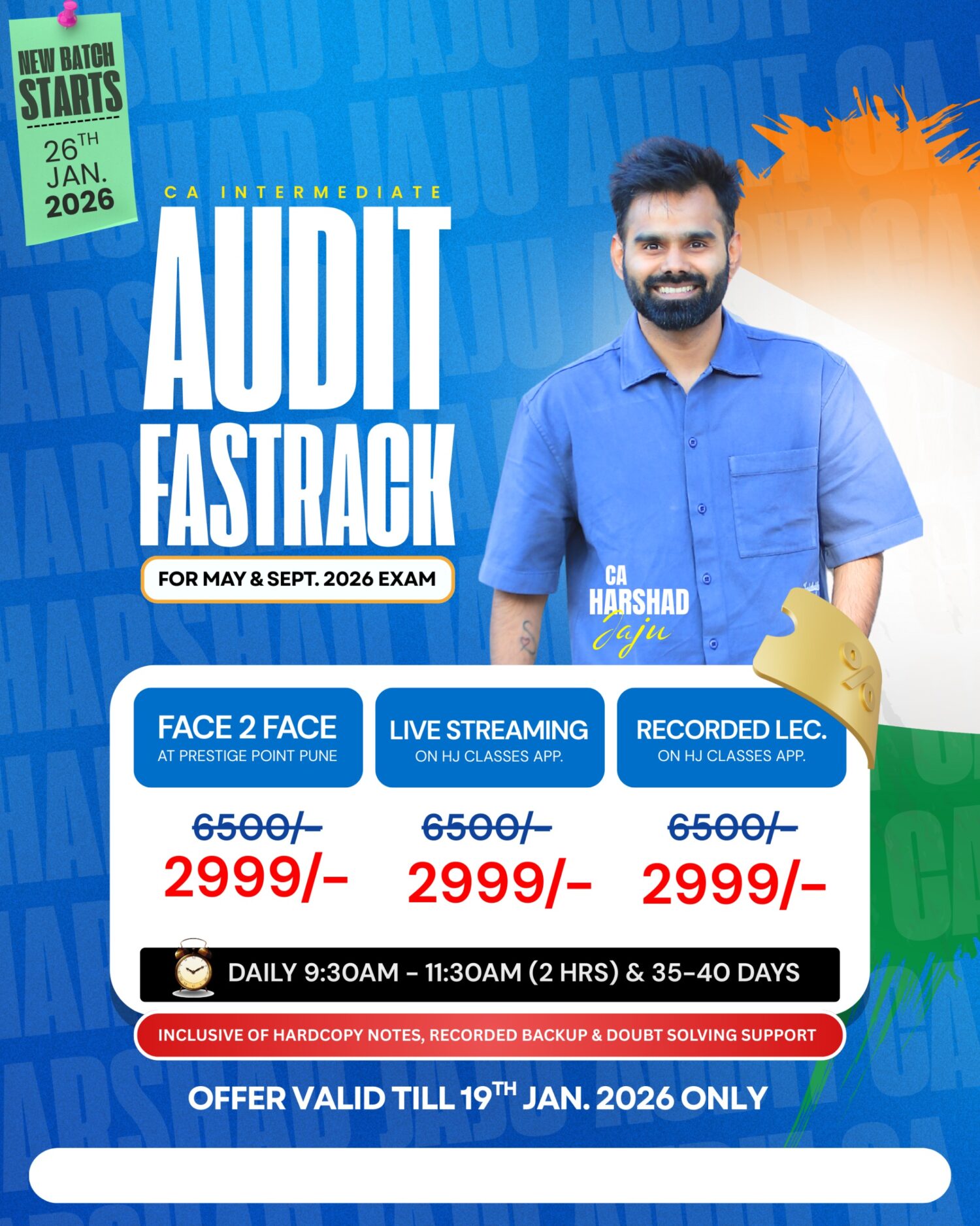 CA Harshad Jaju CA Inter Audit Fast Track