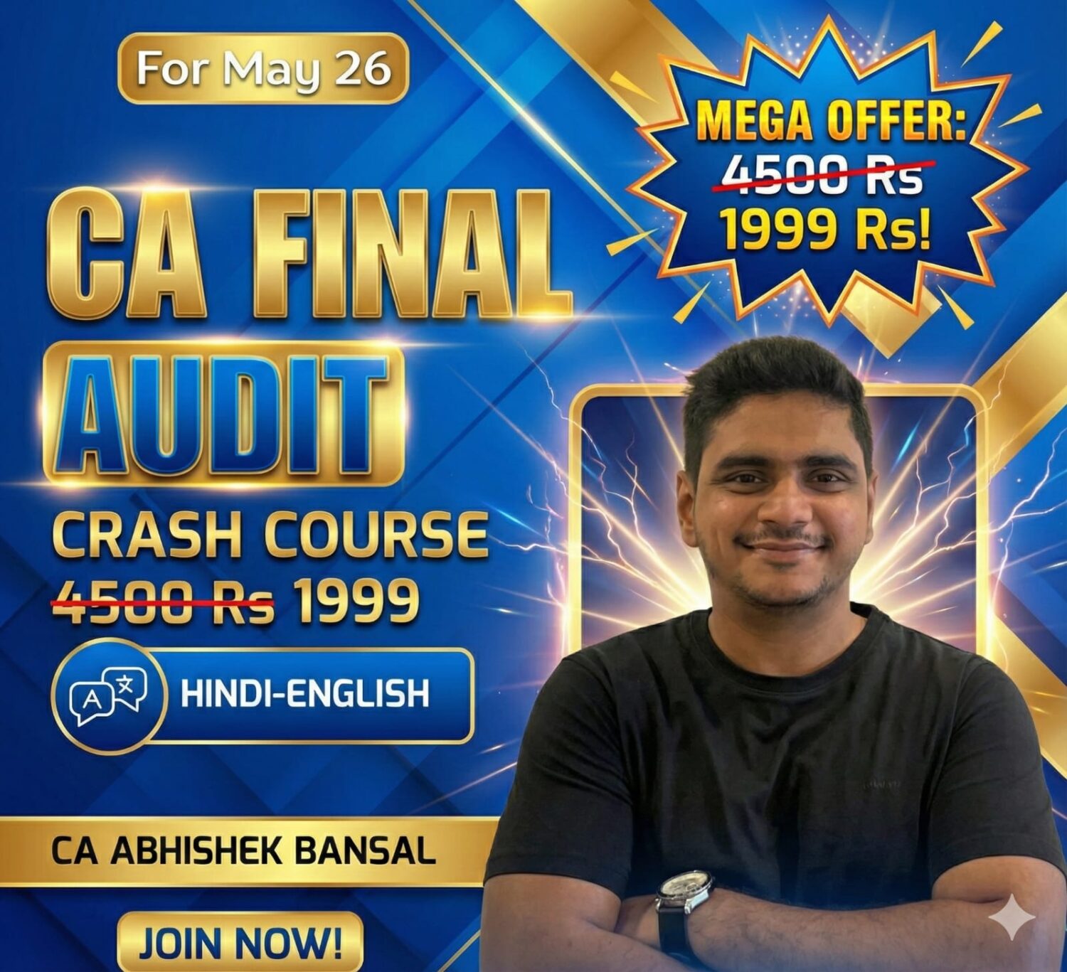 CA Abhishek Bansal Audit Fast Track For CA Final Crash Course