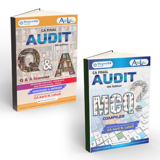 CA Final Audit ⁠Q & A Scanner + MCQ Compiler (4th Edition) by CA Aarti Lahoti